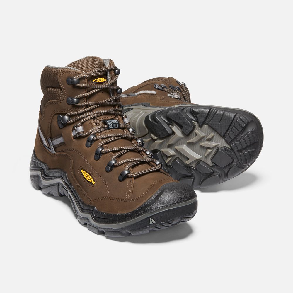 Keen Laarzen Heren Bruin - Durand Ii Mid Wp Wide - 40593-UYSZ